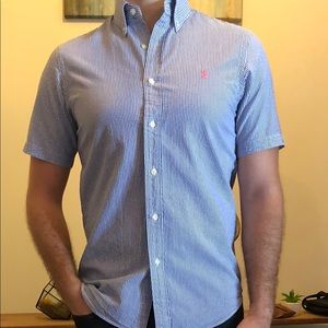 Polo Ralph Lauren Blue Seersucker SS Button-Down